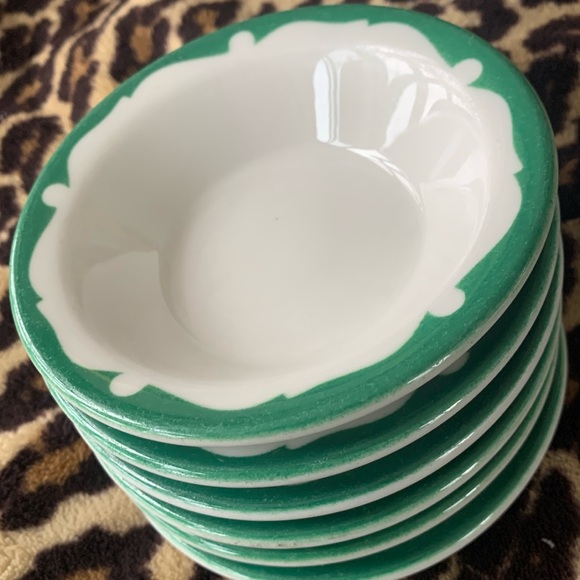 Vintage Mid Century Shenango Restaurant Ware Monkey Bowls Set of 6 - Picture 6 of 7